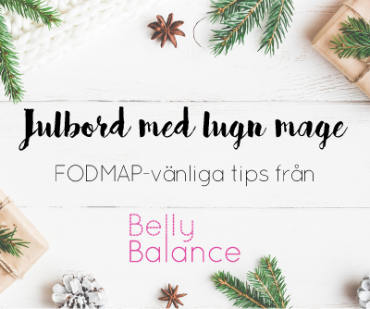 FODMAP jul, julbord lugn mage, FODMAP-vänligt