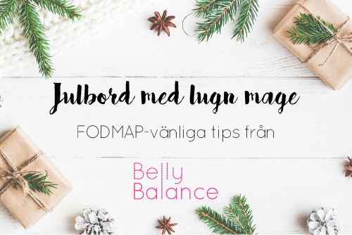 FODMAP jul, julbord lugn mage, FODMAP-vänligt